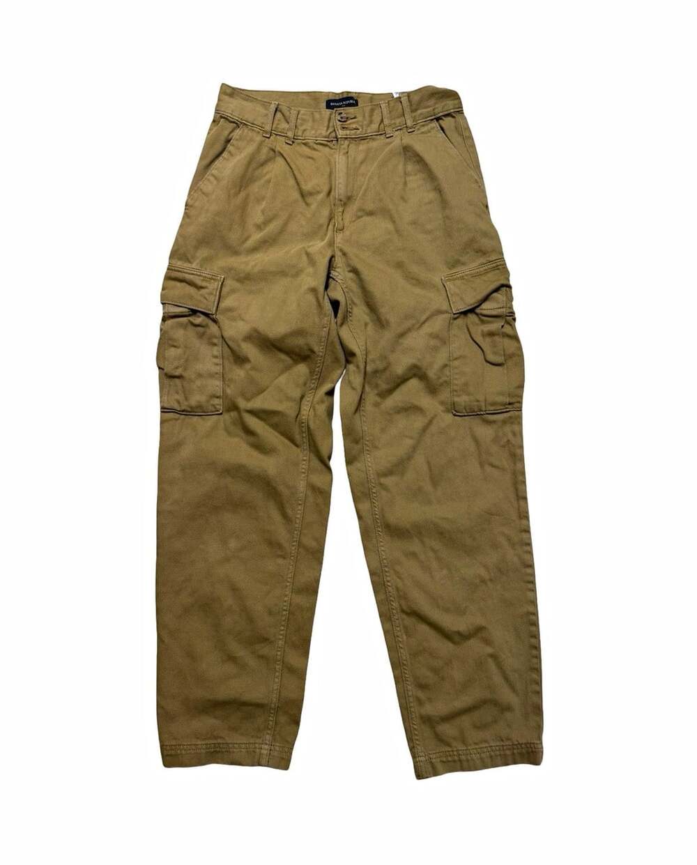 Banana Republic Women’s 27/4 Olive Cargo Pants Barrel Style Tapered 100% Cotton